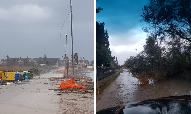Burrasca di vento a Siracusa, tetti scoperchiati e venti abbattuti: oltre 100 gli interventi dei Vigili del Fuoco. Neve in zona montana, allerta meteo
