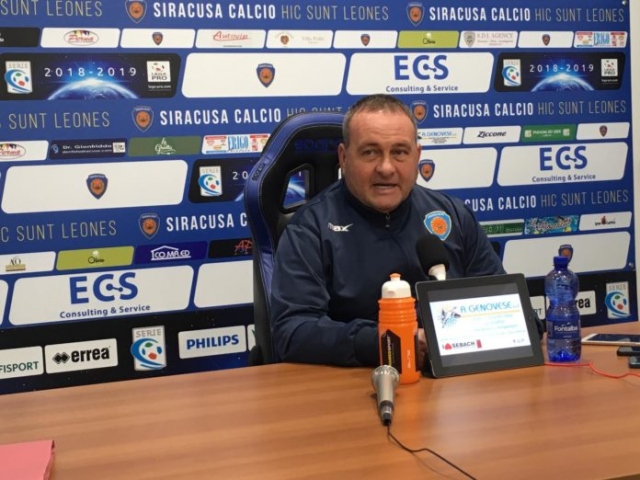 Domani Siracusa contro Rende, Raciti: "Squadra imprevedibile"