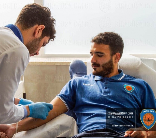 Atleti del Siracusa donano il sangue all'Avis