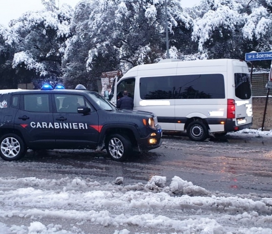 Pulmino per disabili in panne sulla Sp 9 Sortino-Carlentini