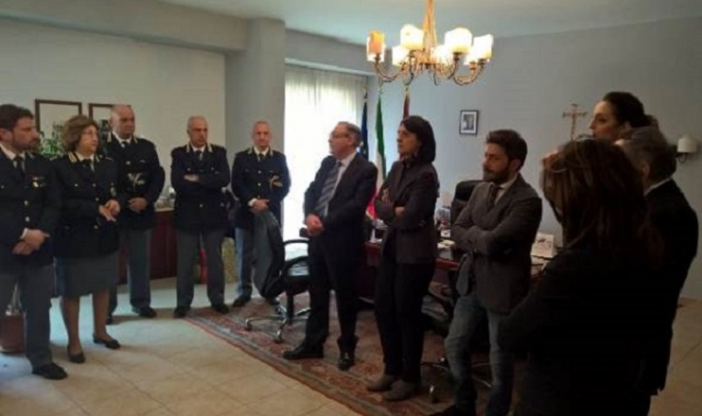 Siracusa, il Prefetto Luigi Pizzi in visita in Questura