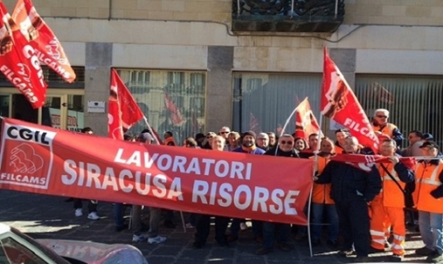 Siracusa Risorse, proclamato lo stato di agitazione