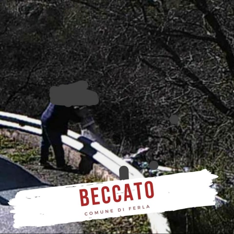 Ferla, rifiuti in strada: beccati e sanzionati sporcaccioni