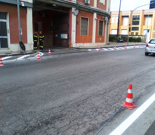 Siracusa, in corso il rifacimento della segnaletica orizzontale in via Augusto Von Platen