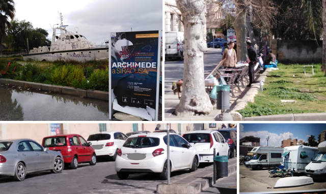 Siracusa, Ortigia nel caos tra ambulanti abusivi, parcheggio selvaggio di auto e sosta di camper