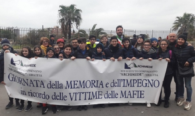 Siracusa, celebrata la Giornata della Memoria e dell'impegno