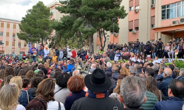 Noto, manifestazione dei cittadini per l'ospedale Trigona