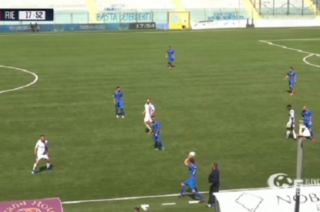 Ancora vincente il Siracusa che batte il Rieti, 1-0 il finale