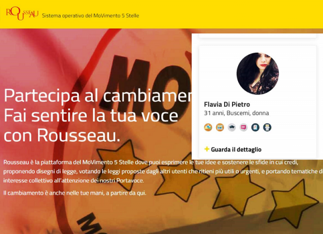 Elezioni europee 2019, sulla piattaforma Rousseau trionfa Flavia Di Pietro (meetup di Buscemi): rimane fuori Costantino Messina