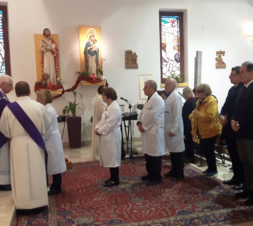 Siracusa, nella cappella dell’ospedale Umberto I il precetto pasquale