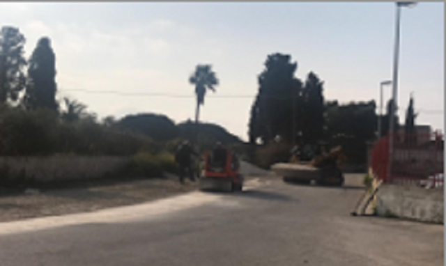 Siracusa, lavori in corso per rendere sicura via Regia Corte