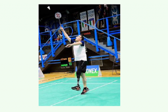 Il siracusano Roberto Camelia ai Campionati assoluti di Para Badminton