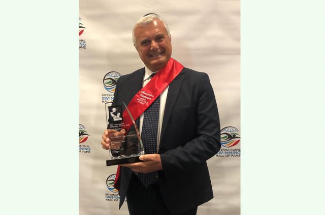 Sandro Campagna nella International Swimming Hall of Fame