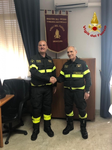 Siracusa, cambio al vertice dei Vigili del Fuoco: arriva il Comandante Michele Burgio