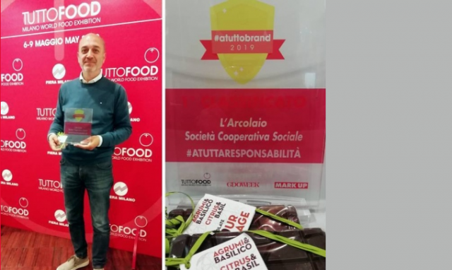 Canicattini Bagni trionfa al TuttoFood 2019, protagonista il cioccolato alle erbe Courage