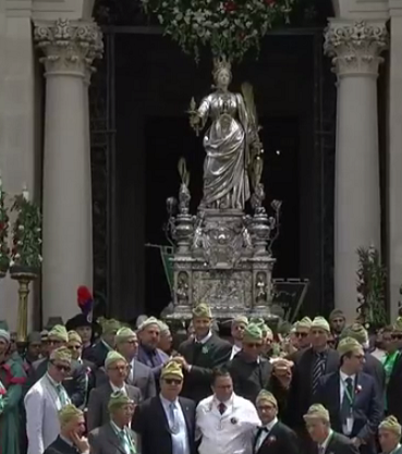 Siracusa, Santa Lucia delle Quaglie: la processione del simulacro
