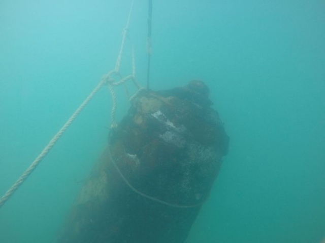 L'intervento è durato due giorni, dal 10 all'11 giugno scorsi, ed è stato richiesto dalla Prefettura di Siracusa in seguito alla segnalazione di uno sportivo.