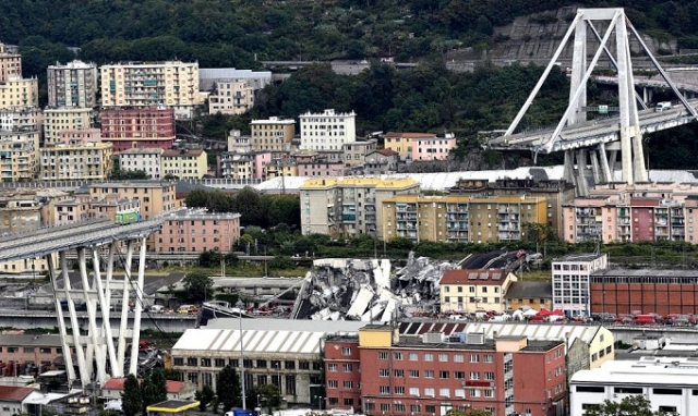 Genova, Ponte Morandi: via allo sgombero nella zona rossa