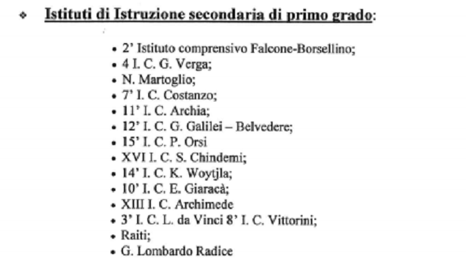 SCUOLE MEDIE