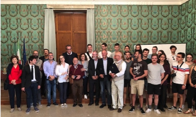 Siracusa, delegazione di studenti di Würzburg ricevuti al Vermexio