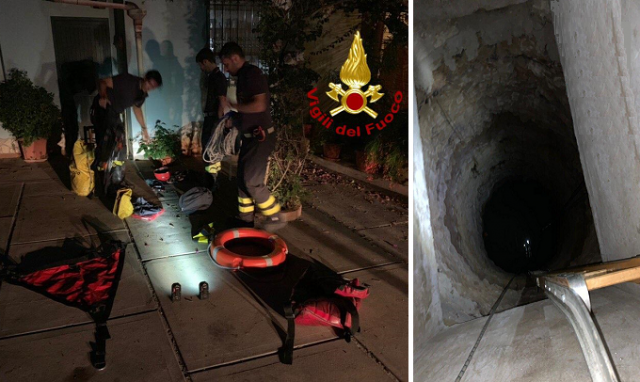 Augusta, un uomo cade in un pozzo: tratto in salvo dai Vigili del fuoco