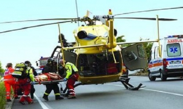 rancofonte, ciclista travolto da auto pirata sulla Ragusana: trasportato in elisoccorso al Cannizzaro