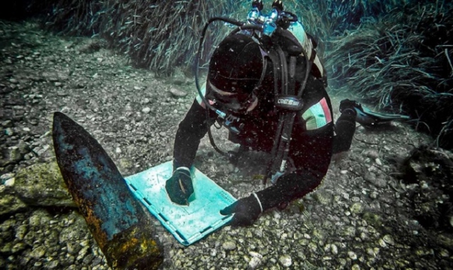 Cassibile, Nucleo SDAI neutralizza in mare 7 proiettili di medio calibro