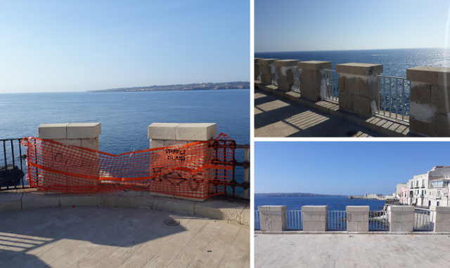 Siracusa, interventi alla ringhiera sopra Forte Vigliena: i consiglieri dei Verdi "Ripristinate condizioni di sicurezza"