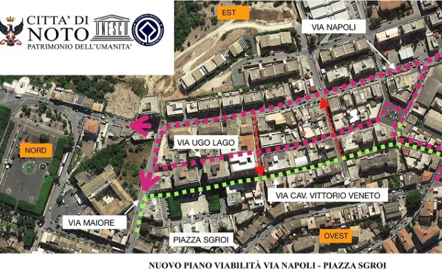 Noto, da domani via al nuovo piano di viabilità