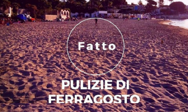 Siracusa, avviati interventi di pulizia delle spiagge dopo i festeggiamenti serali del Ferragosto