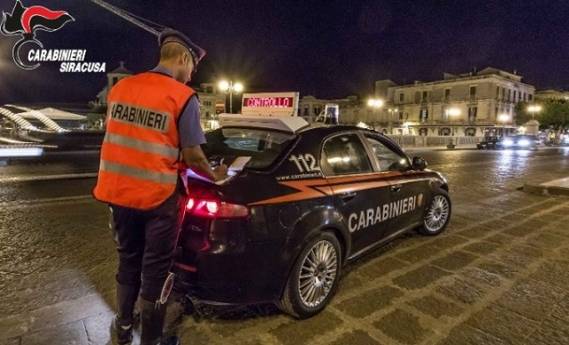 Siracusa, controlli su strada: sorpresi 4 conducenti in stato di ebbrezza alcolica