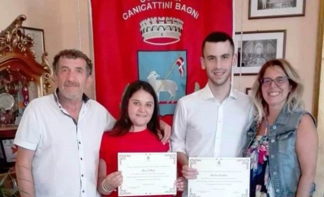 Canicattini Bagni, premiati al Municipio studenti centisti