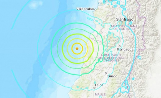 Cile, terremoto di magnitudo 6.6 avvertita in 9 province