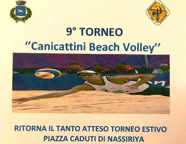 Torna a Canicattini Bagni il Torneo di Beach Volley in Piazza Caduti di Nassiriya