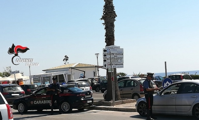 Noto, controlli su strada: denunciati in quattro, un arresto