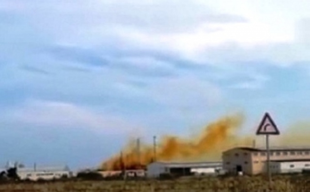 Nube gialla ad Augusta, dai primi rilievi nessuna grave conseguenza