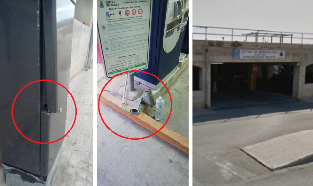 Siracusa, vandali al Talete: rubate telecamere,forzati parcometri e casse