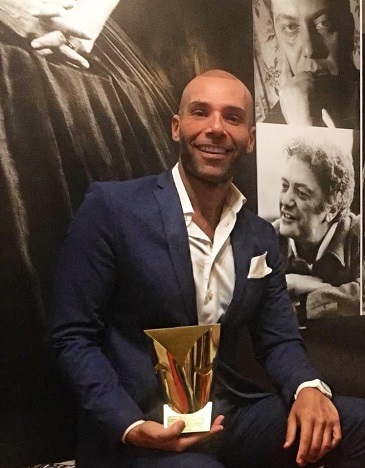 L'attore augustano Luigi Tabita riceve il Premio Nazionale Franco Enriquez 2019