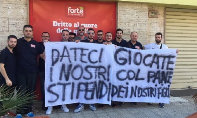 Siracusa, Noto, Pachino e Canicattini Bagni, i lavoratori Fortè in sciopero