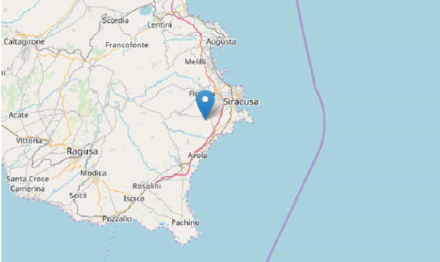 Floridia, scossa di terremoto di magnitudo 2.7