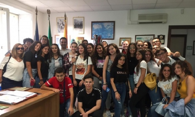 ’istituto scolastico “O.M. Corbino” di Siracusa in visita a Buccheri