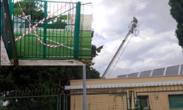 Siracusa, riapre campo di calcio del Pippo Di Natale: rimossa torre pericolante