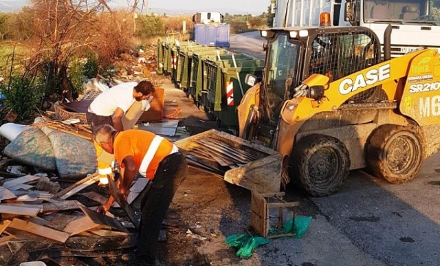 Siracusa, rifiuti abbandonati: bonifica straordinaria in contrada Carancino
