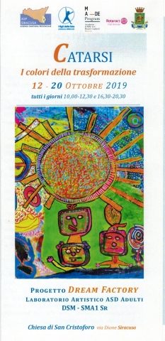 Siracusa, "Catarsi, i colori della trasformazione”: la mostra di opere pittoriche realizzata da utenti del gruppo autistici