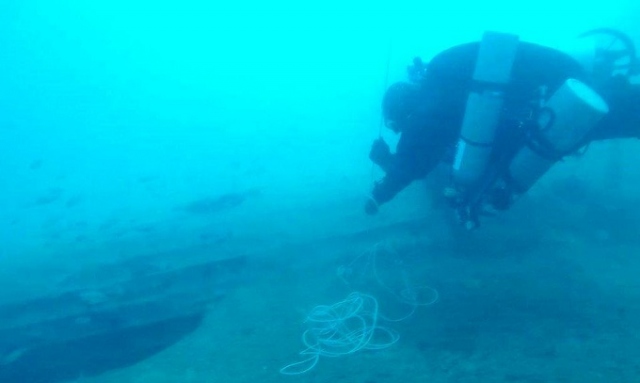 Siracusa, ritrovato un relitto di idrovolante nei fondali del Plemmirio