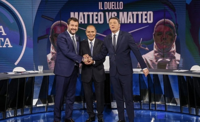 salvini renzi_diretta vespa porta_a_porta_rai oggi_15_ottobre_2019_15184900