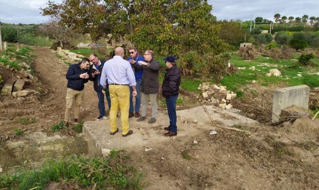 Noto, sopralluogo della Protezione civile nazionale