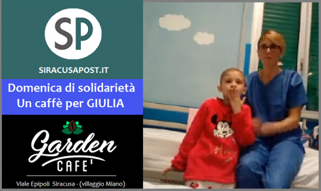 Siracusa, ancora una raccolta fondi per la piccola Giulia