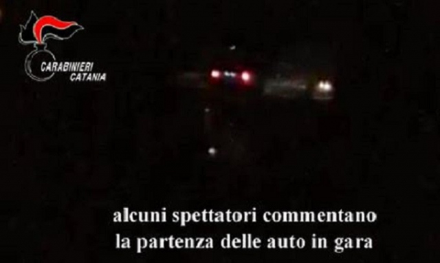 Nel Catanese, corsa clandestina di auto: 2 denunciati