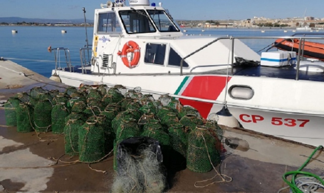 Siracusa e Marina di Melilli, pesca di frodo: sanzioni per 6.000 euro